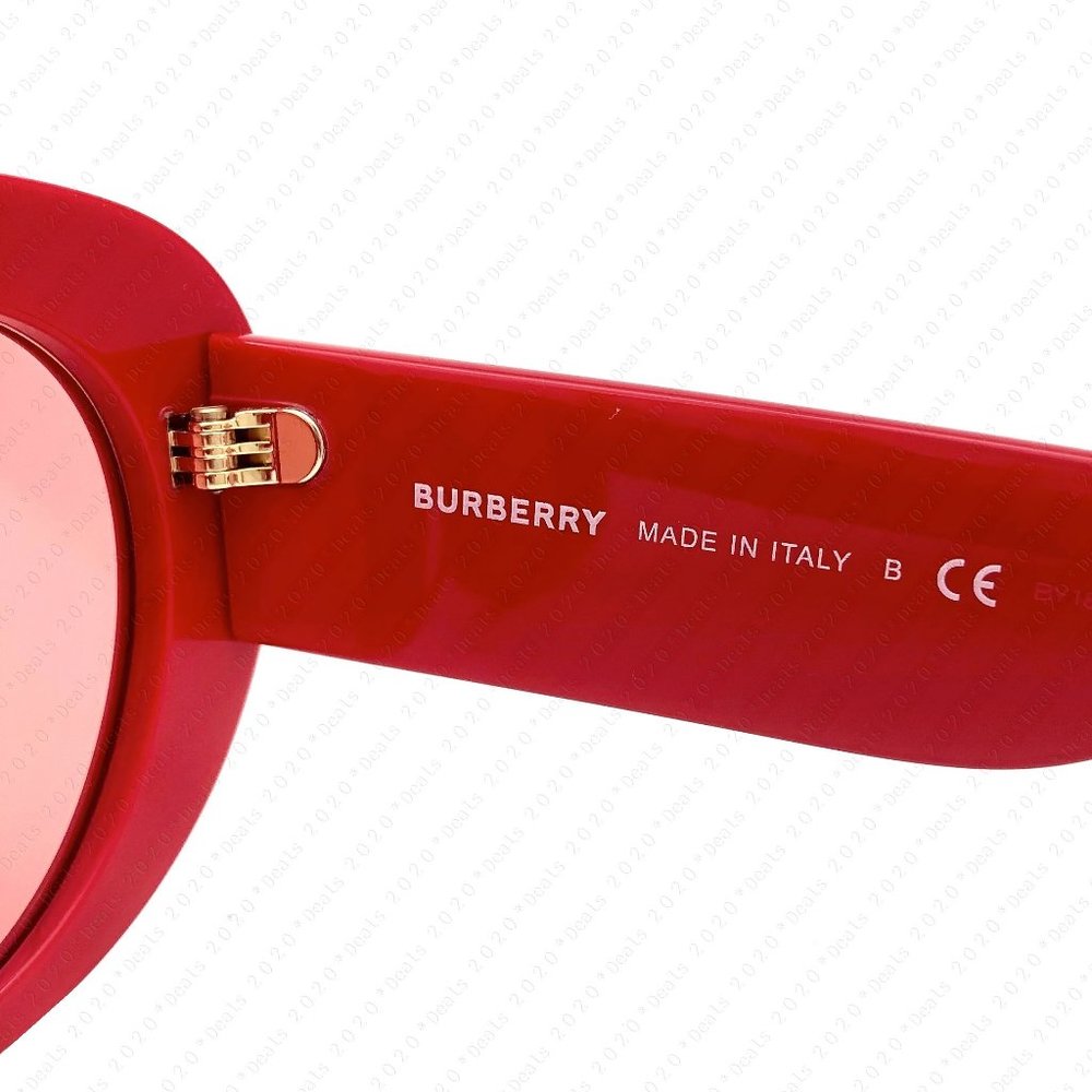 New Burberry Rose BE4298F 391984 54mm Red Sunglasses - Picture 10 of 11